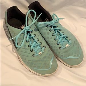 Tiffany blue nike sneakers